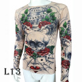 Langarm-T-Shirts mit Tattoo-Print